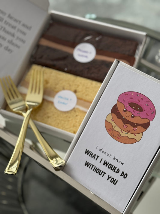 Cake Card - A personalized greeting card with a delicious cake inside, perfect for birthdays, anniversaries, and special occasions. Freshly baked and delivered across North America.