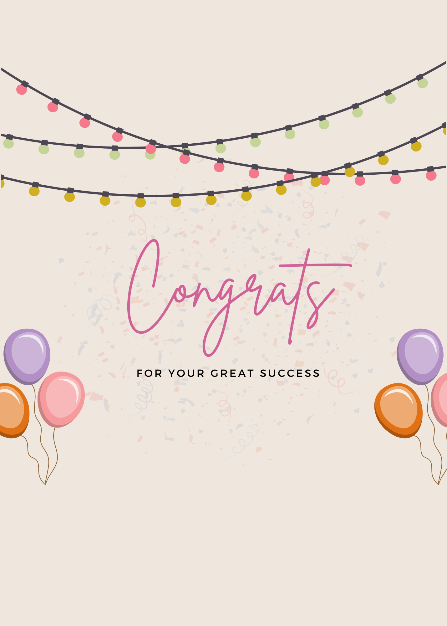 Congrats Balloons