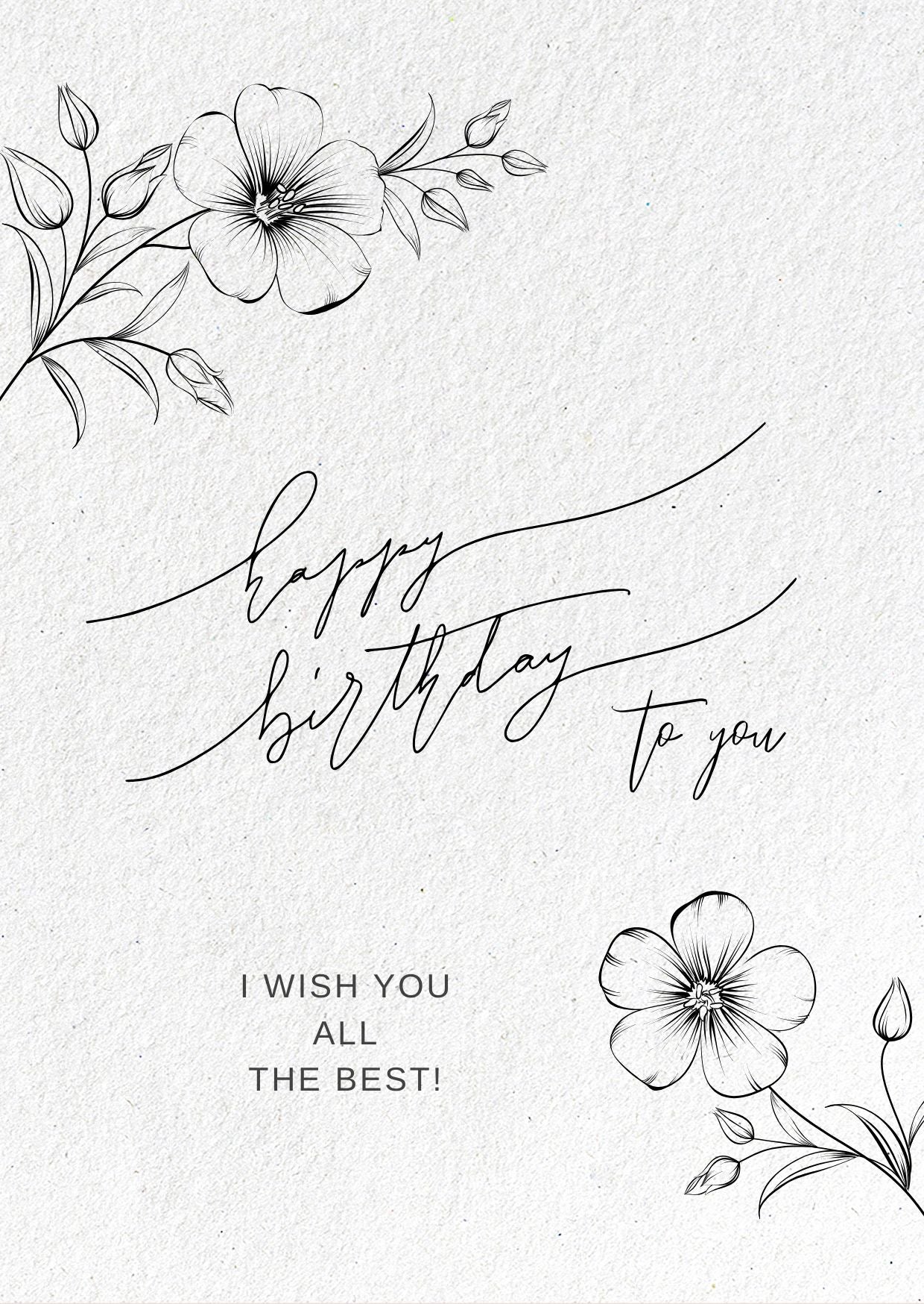 Black & White Birthday