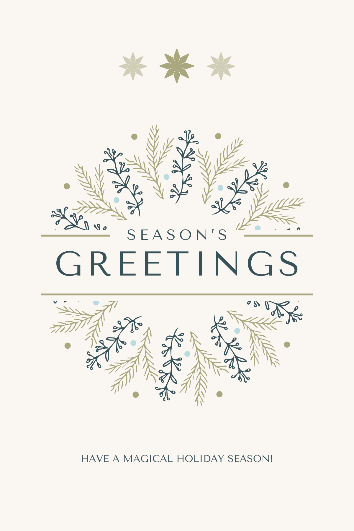 Seasons Greetings Classy