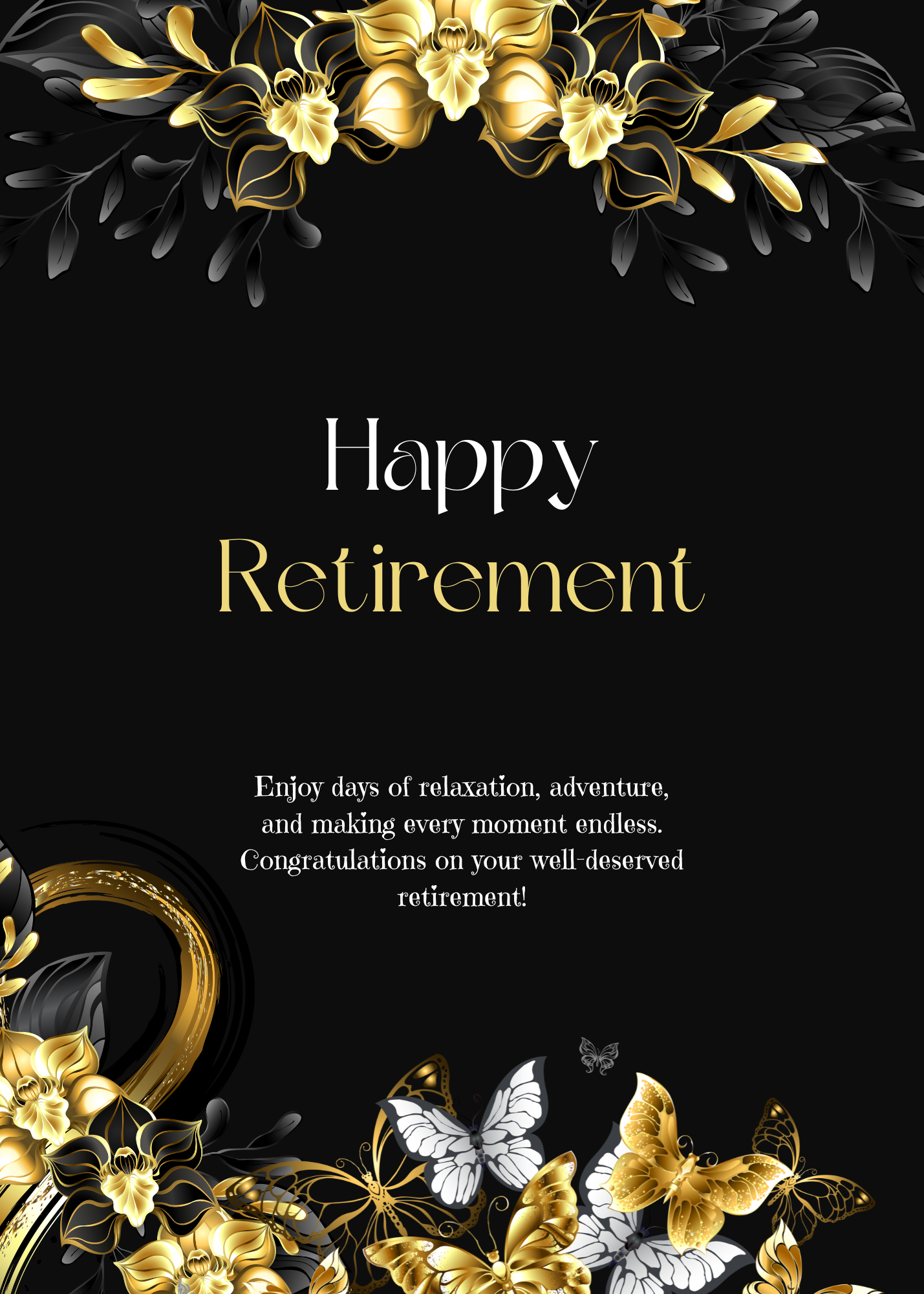 Black & Gold Retirement