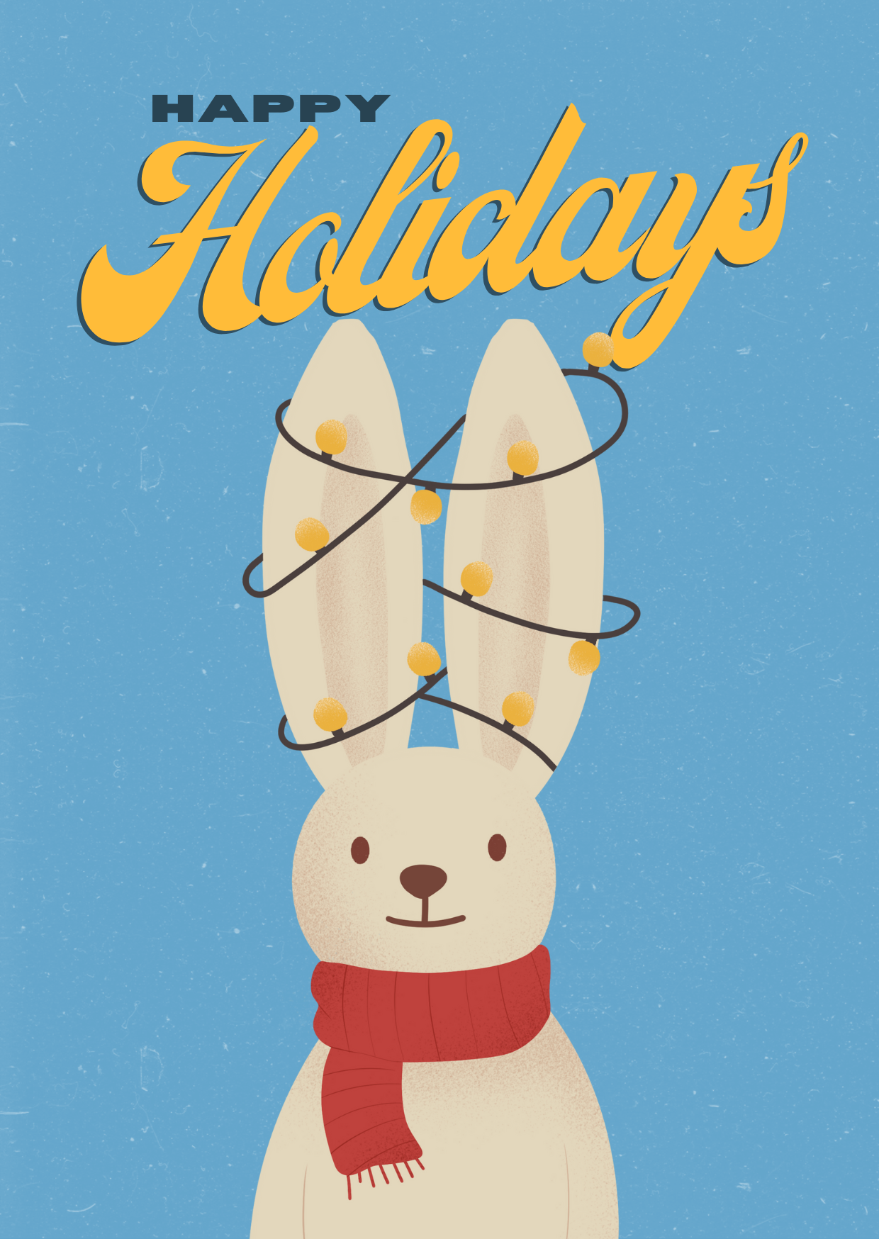 Happy Holidays Bunny