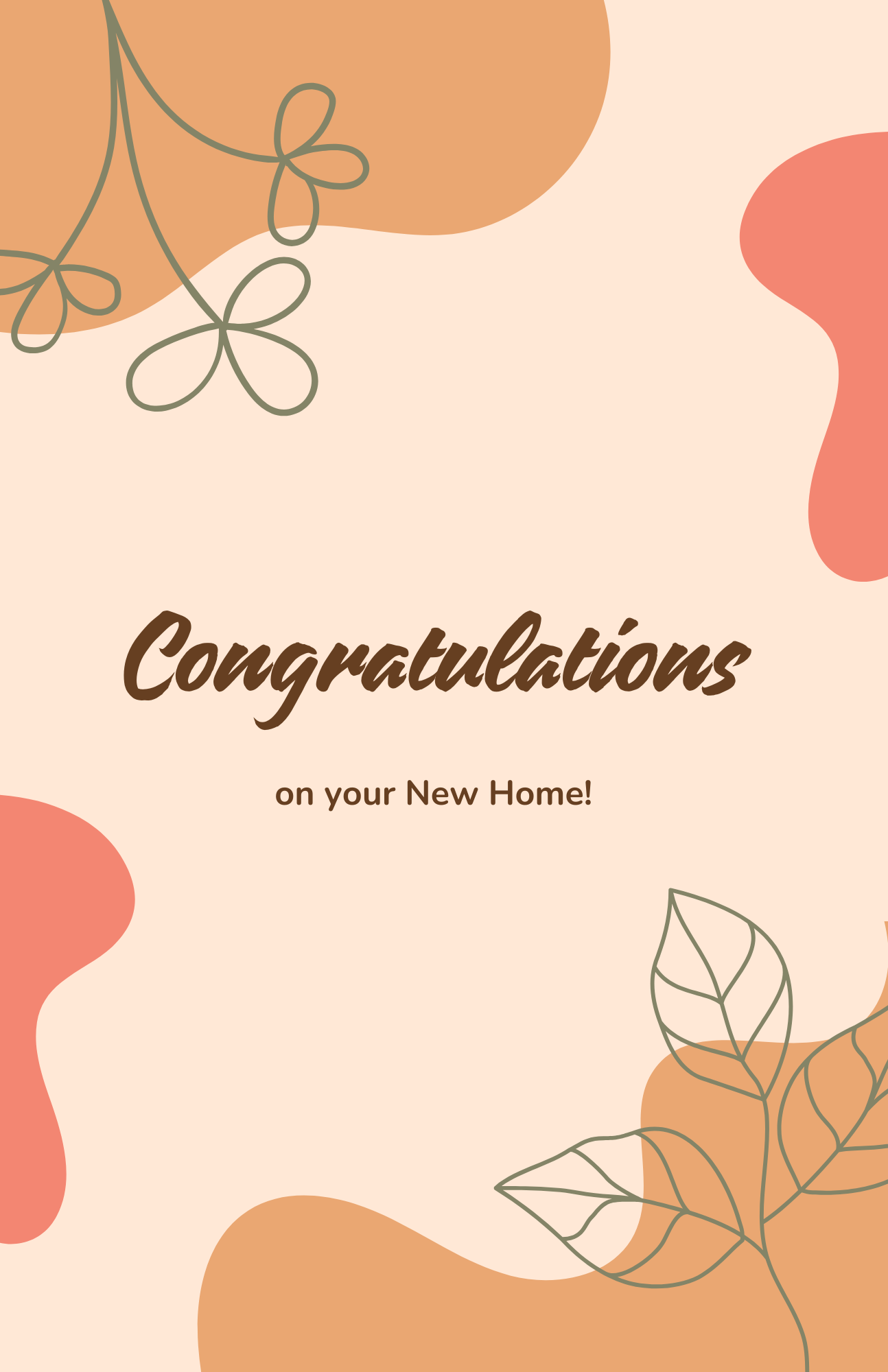 Congratulations on your New Home