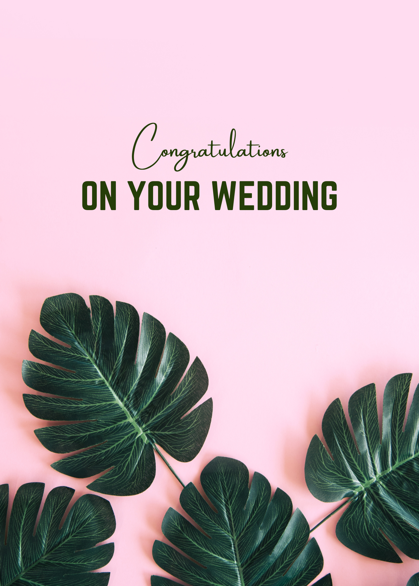 Tropical Congratulations