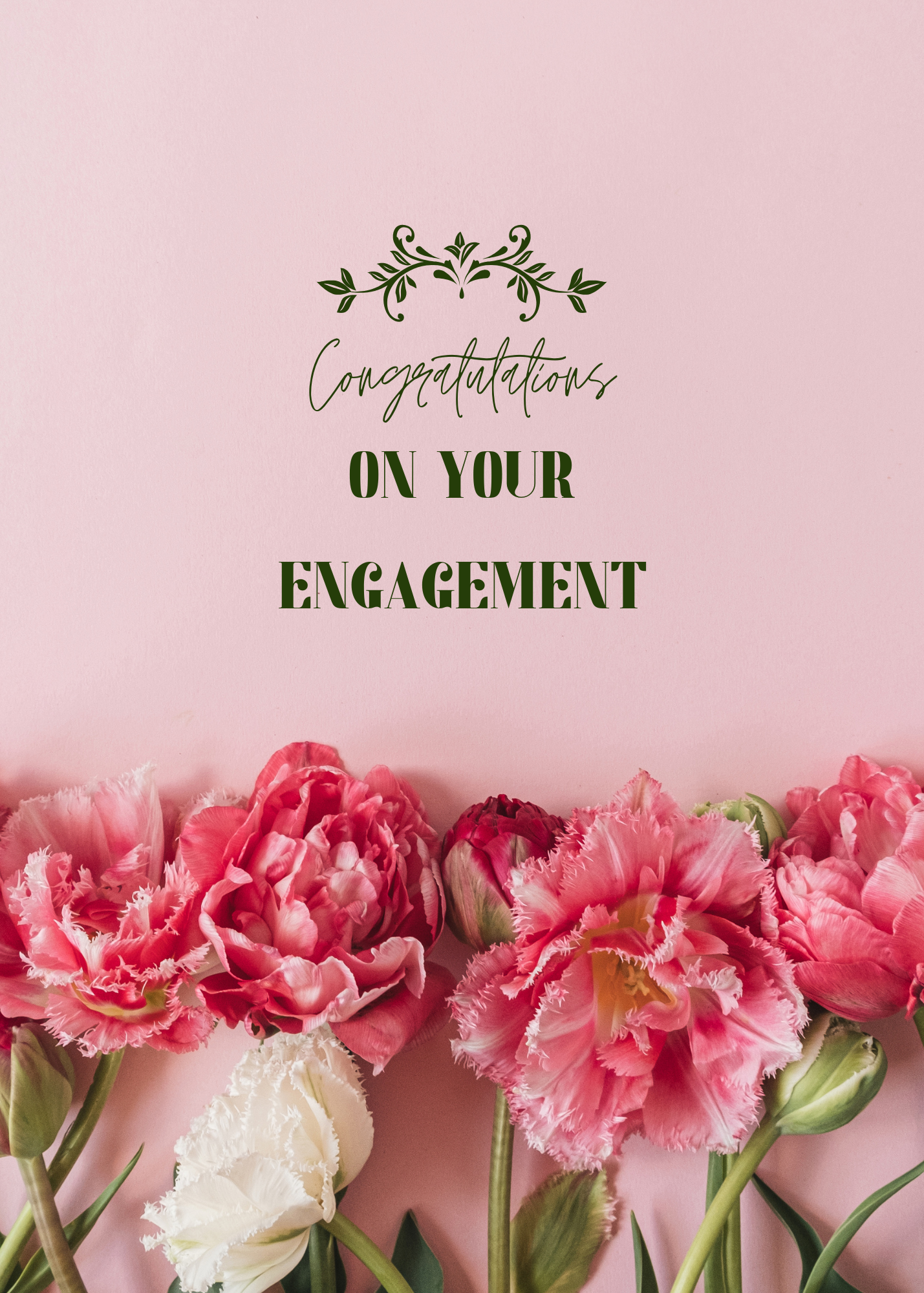 Engagement Pink Florals