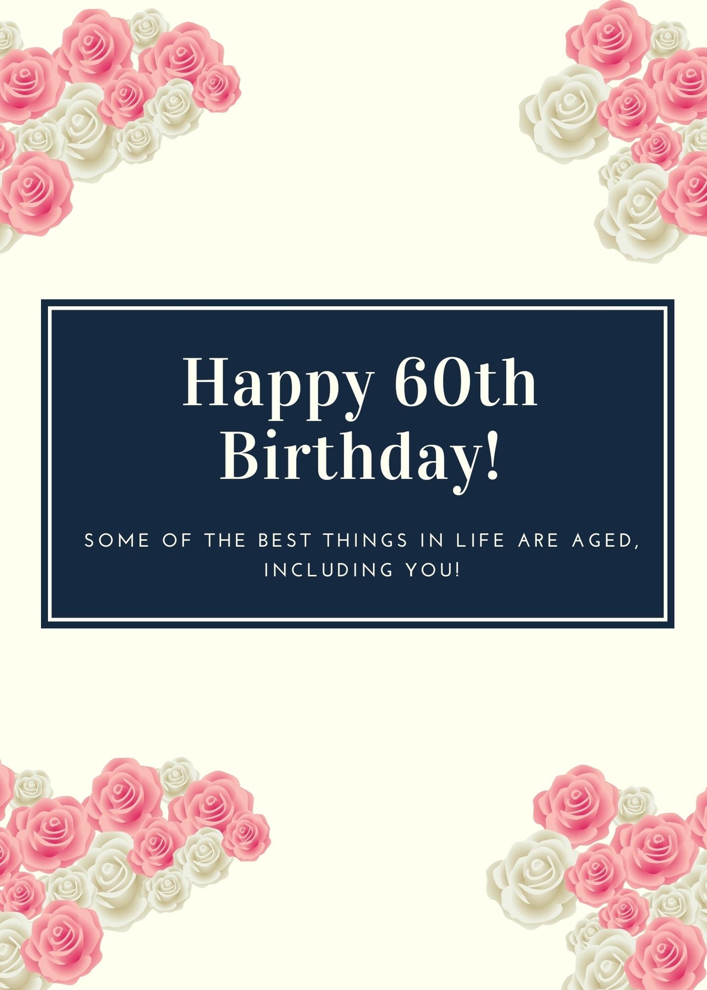 Floral 60th Birthday