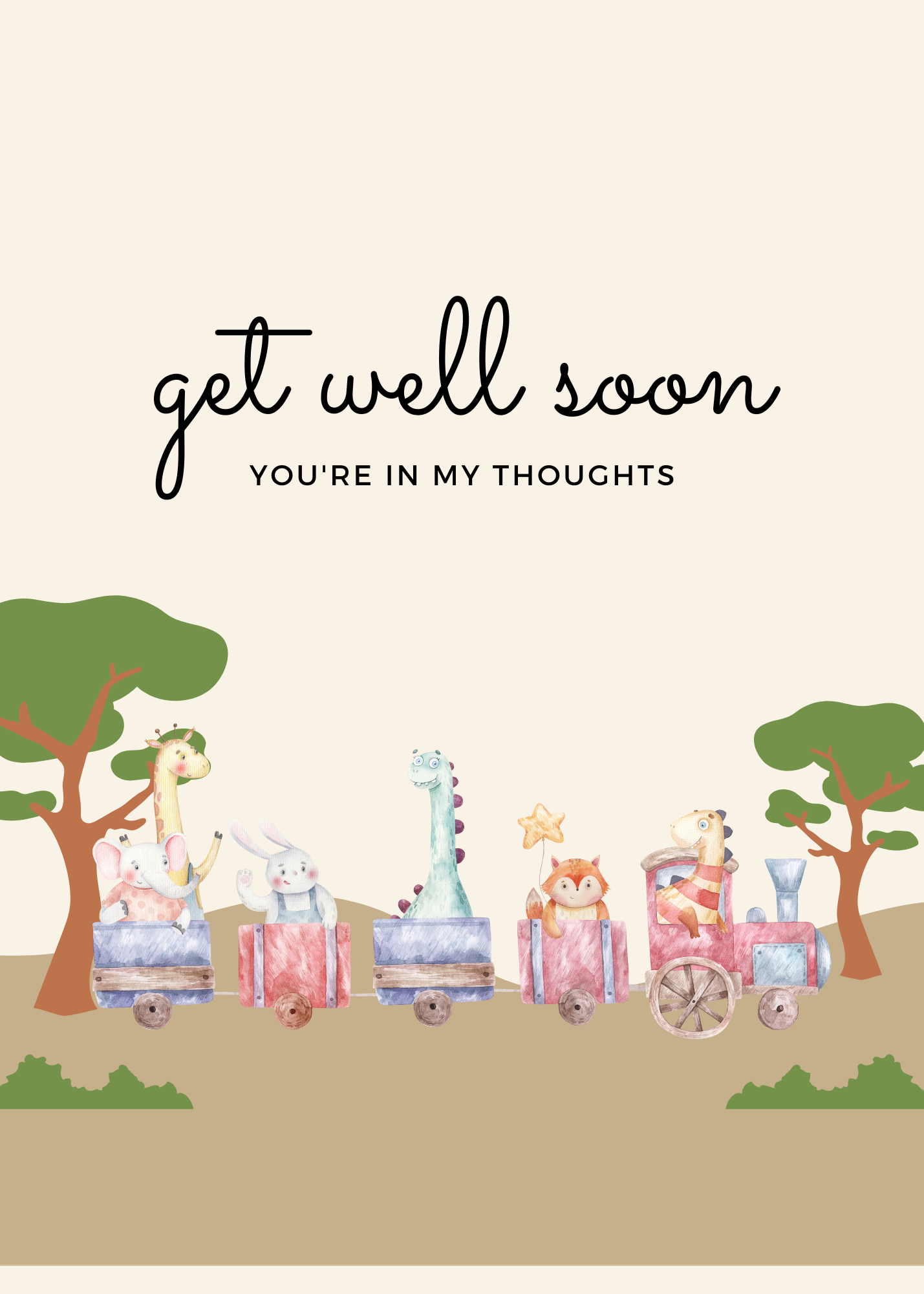 Get Well Soon Animals