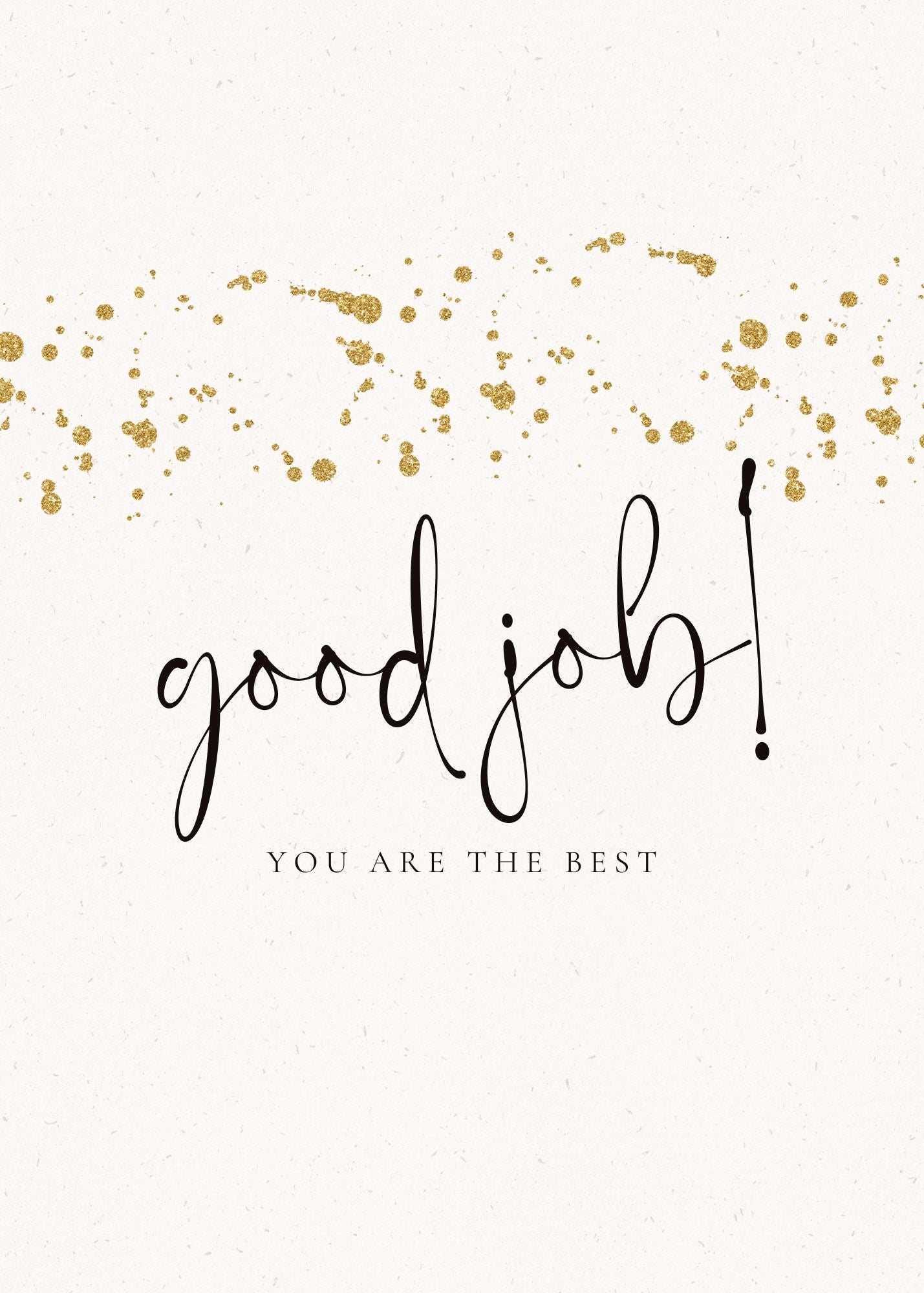 Good Job!