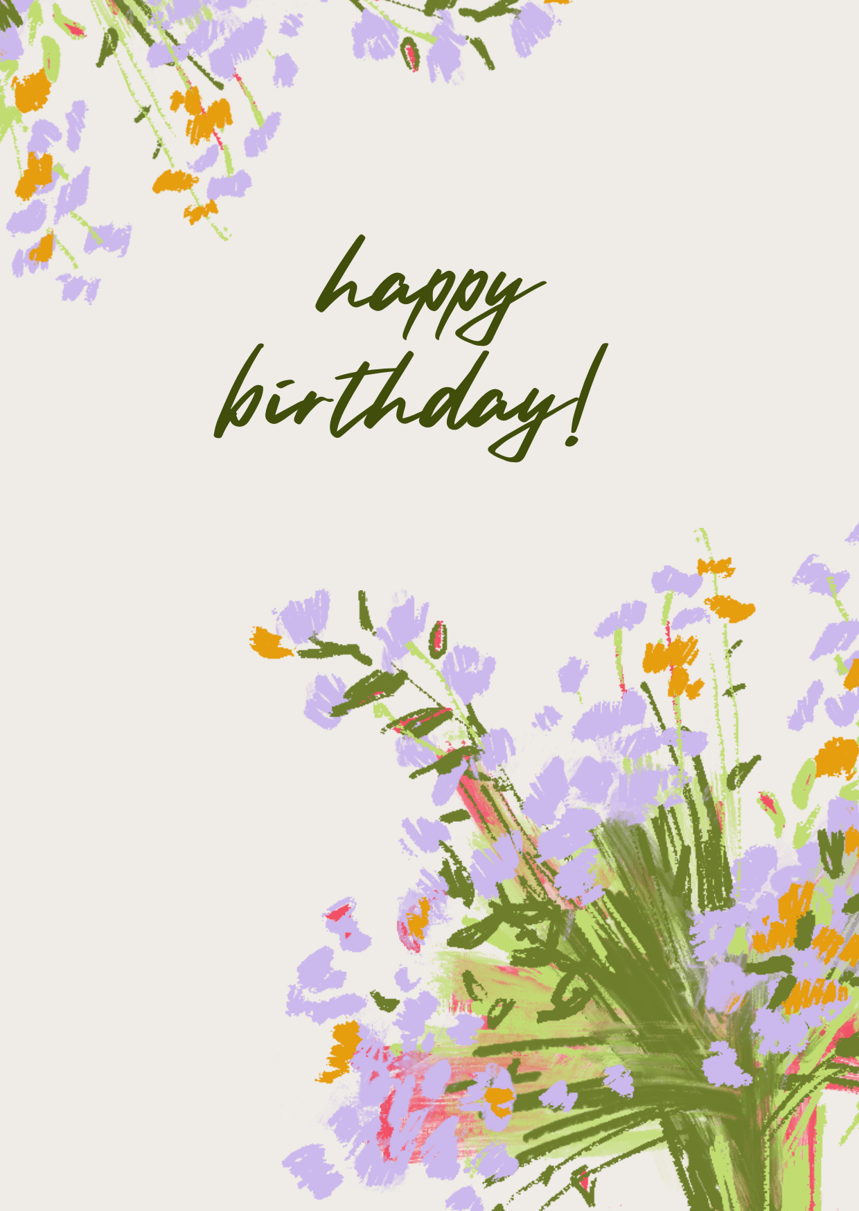 Lilac Birthday Bouquet