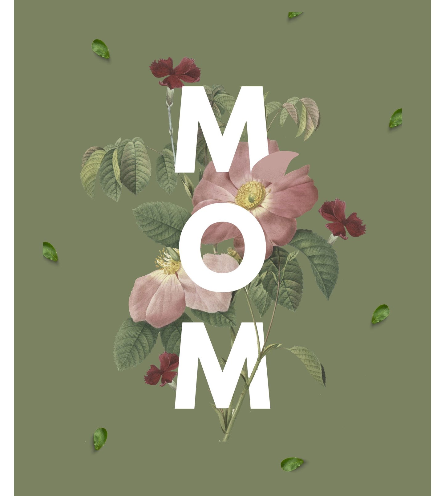 Green Floral Mom