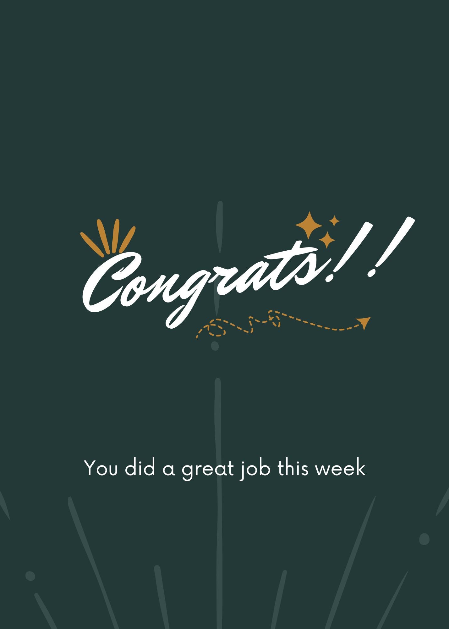 Great Job This Week!