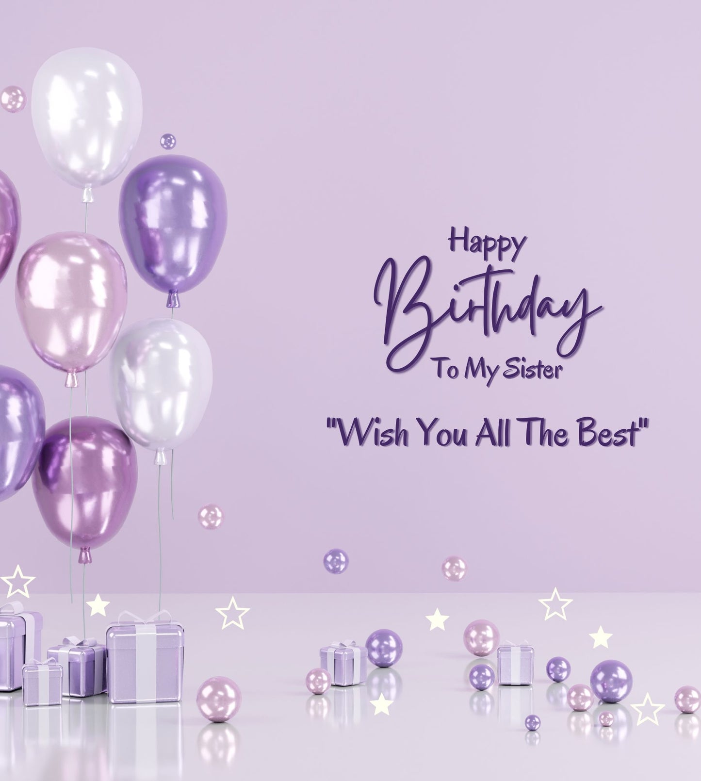 Purple Sister Birthday