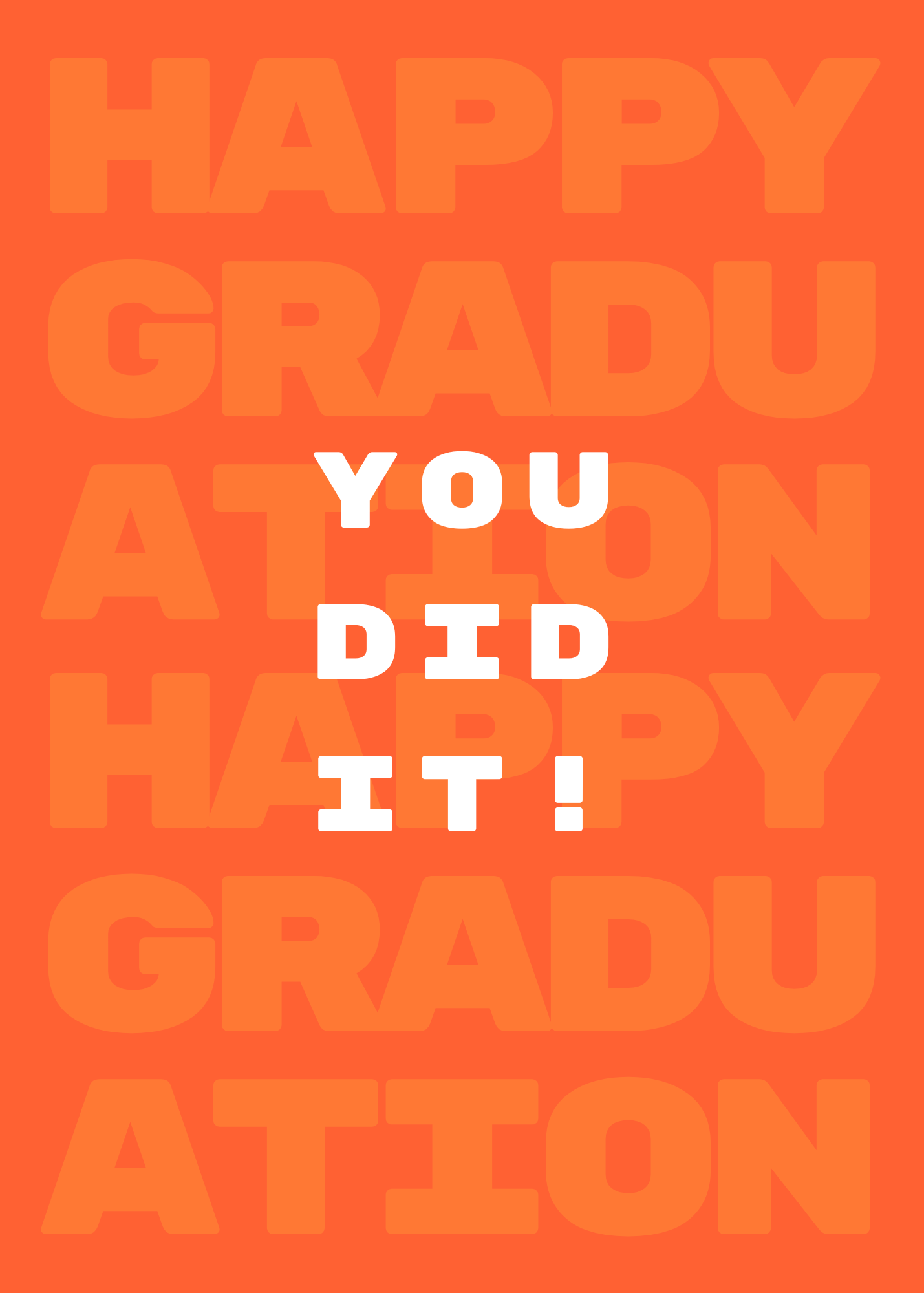 You Did It!