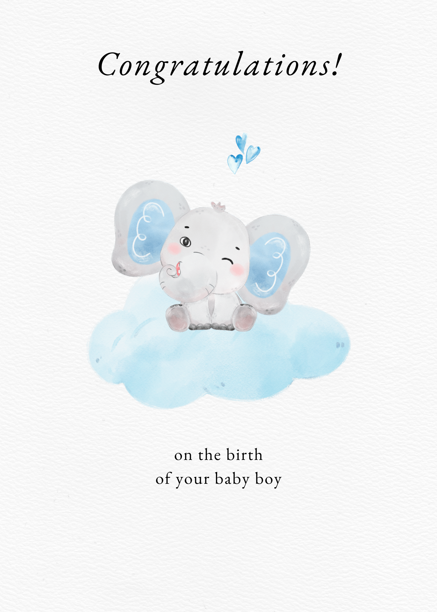 Congratulations Baby Boy - Main Image
