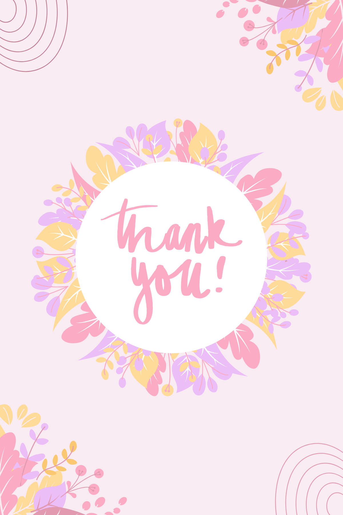 Colourful Thank You