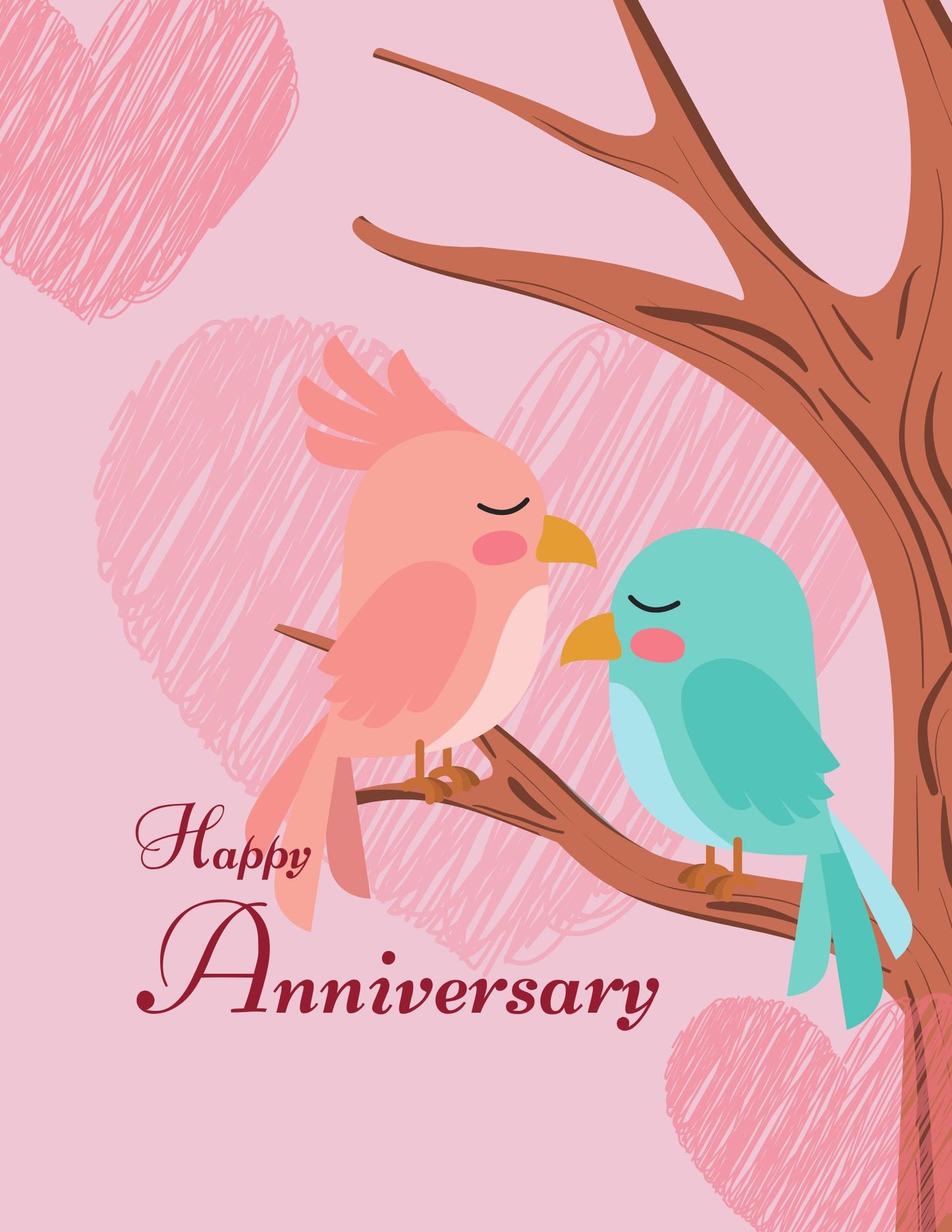 Anniversary Lovebirds