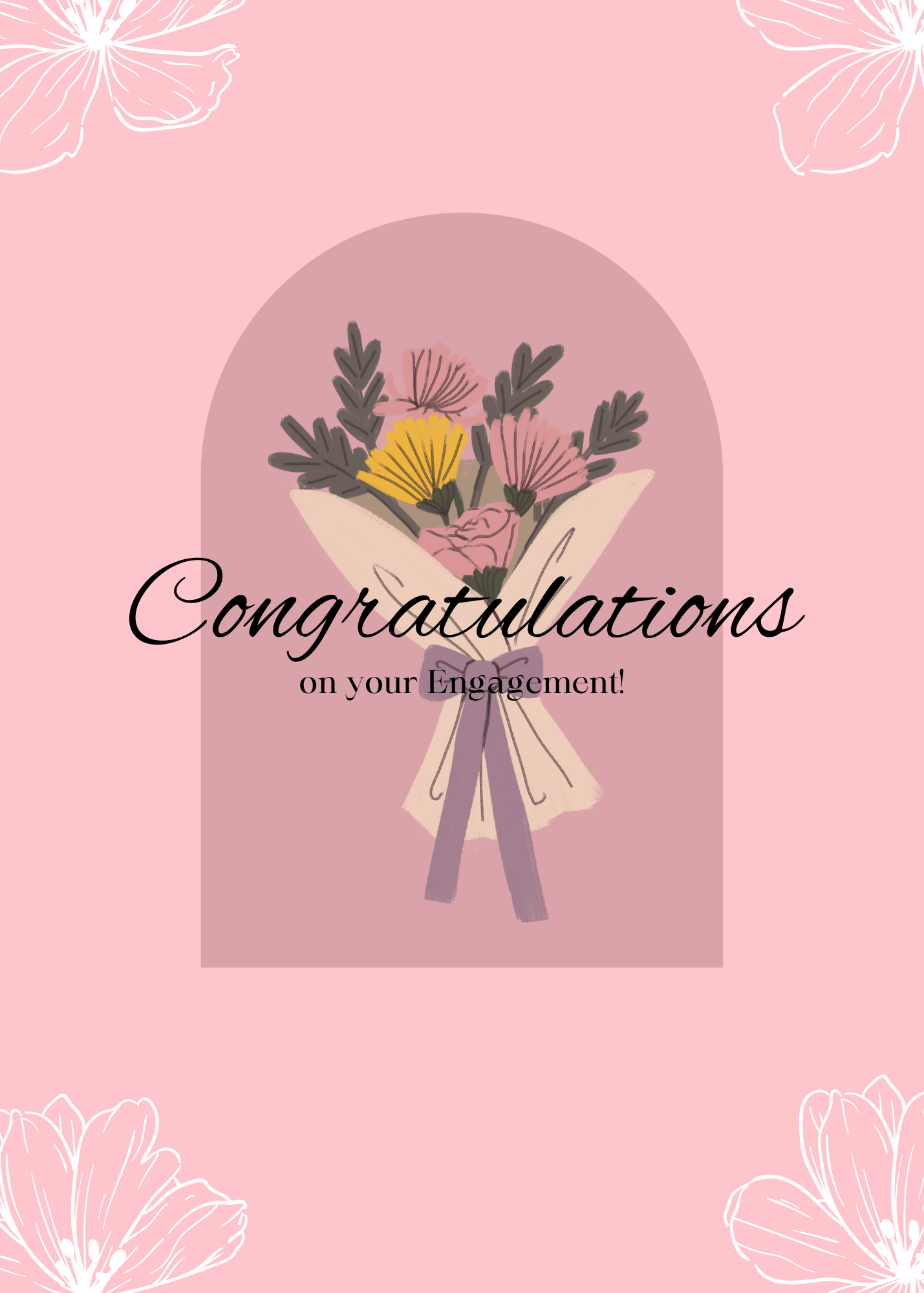 Engagement Flower Bouquet