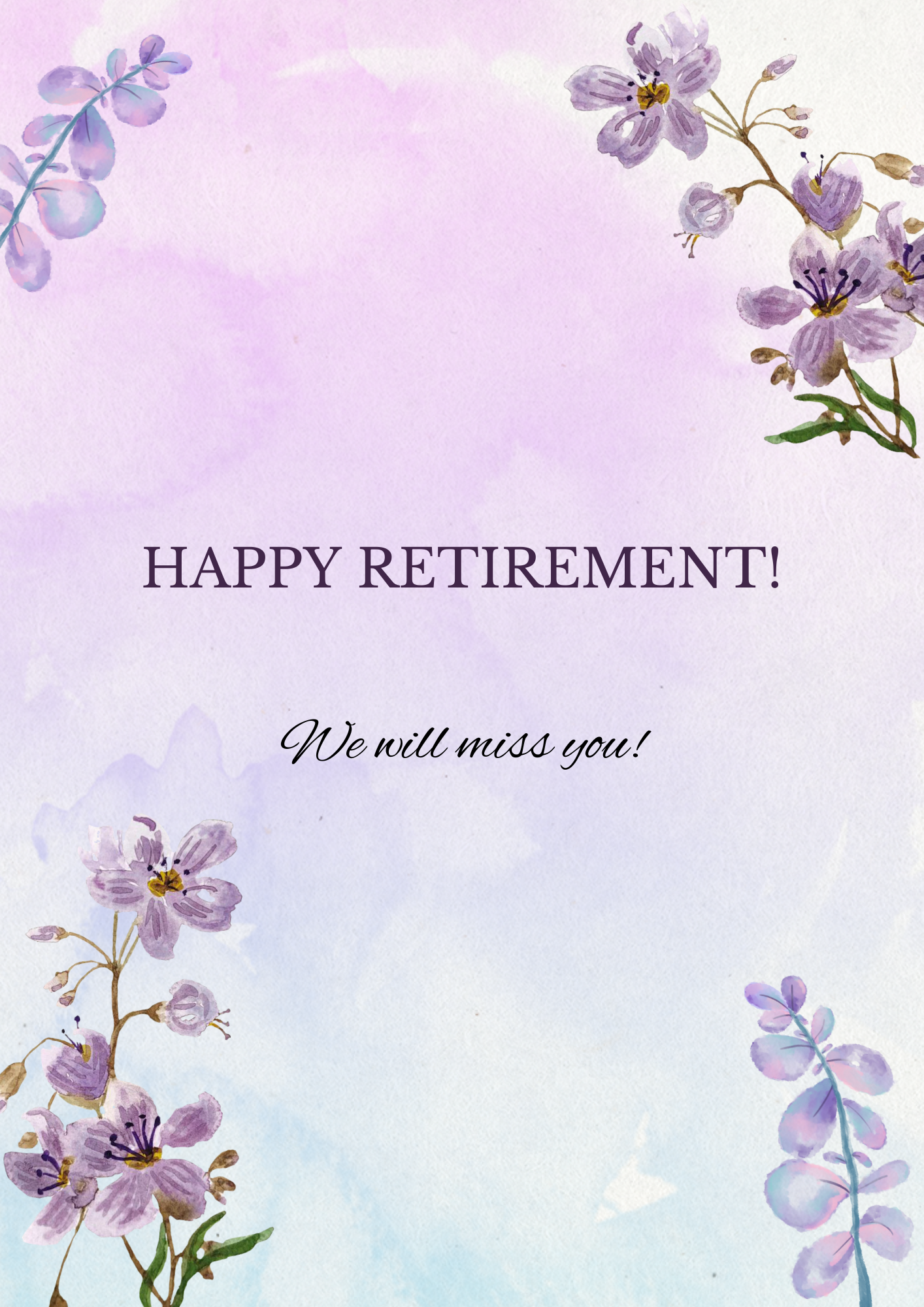 Purple Retirement