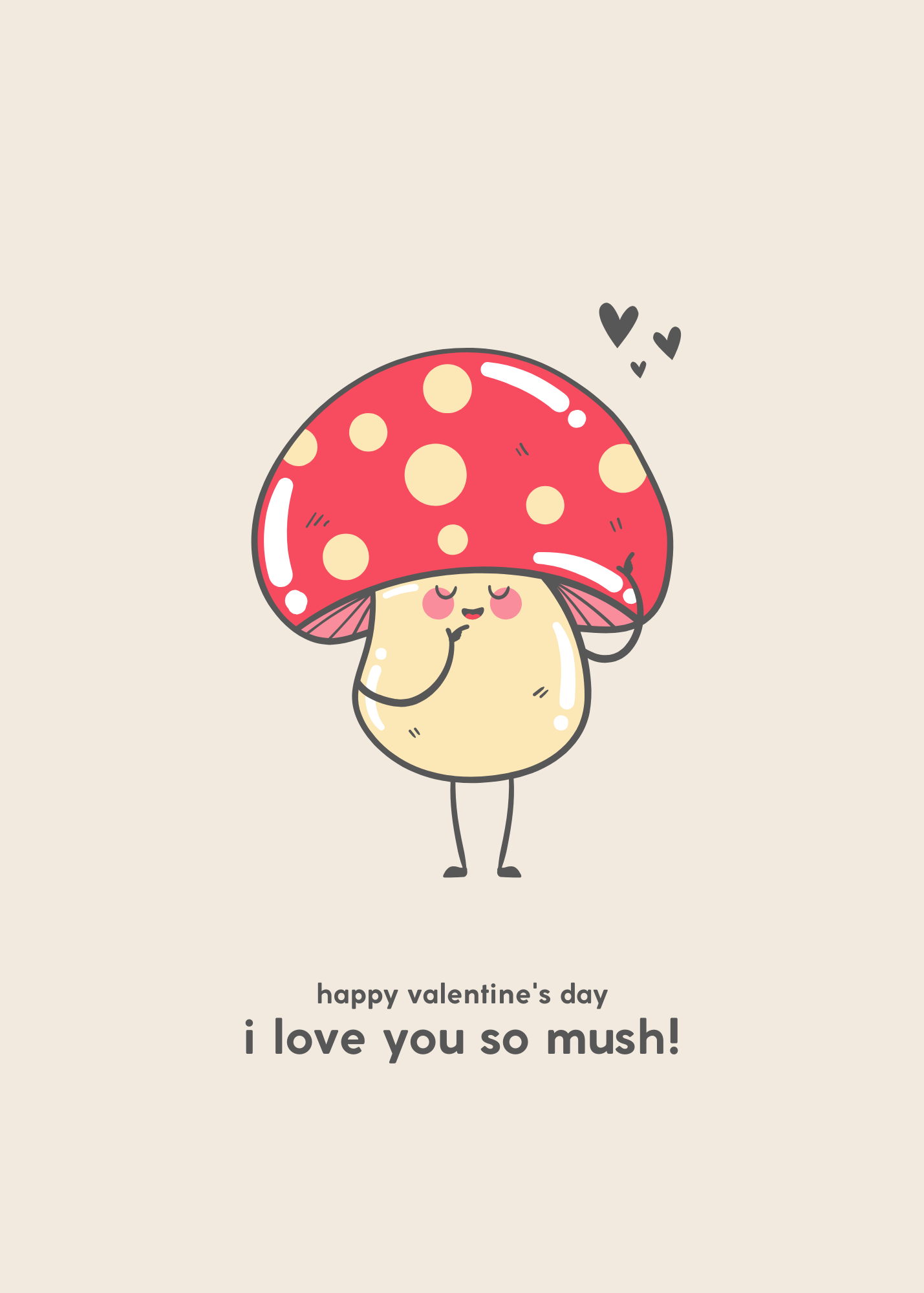 Valentine's Mushroom