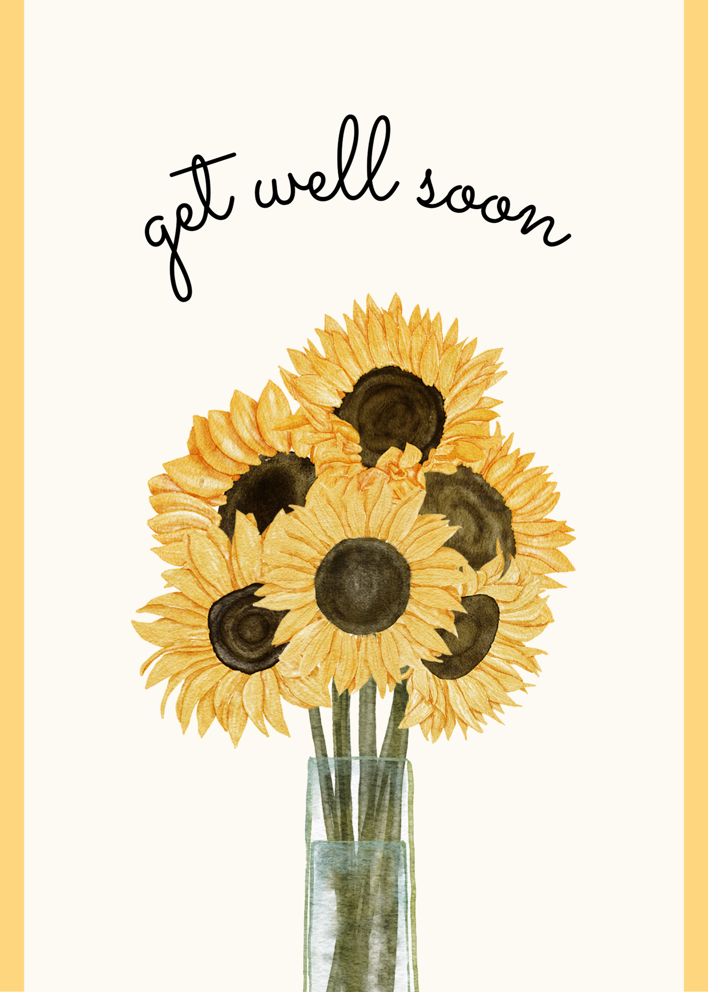 Get Well Sunflowers