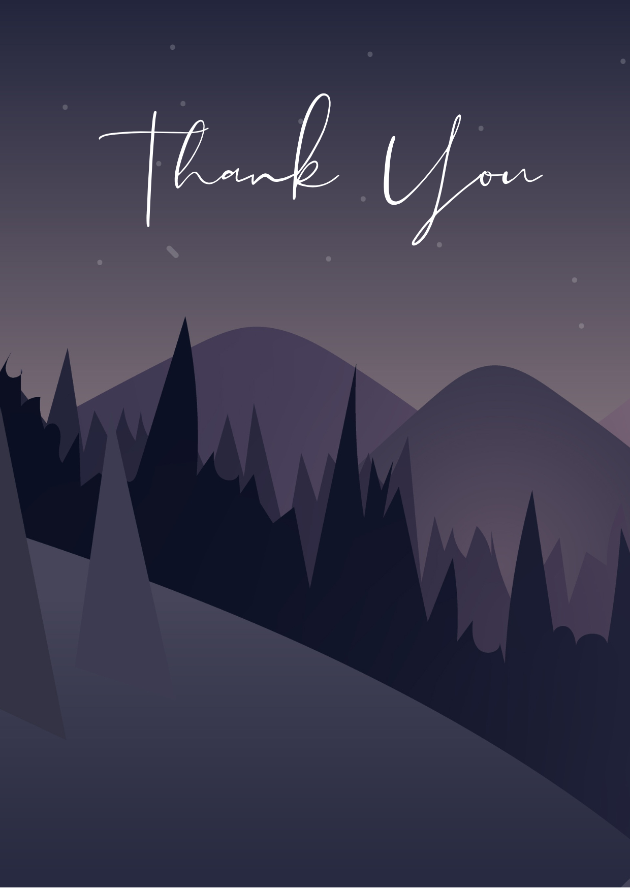 Thank You Mountains