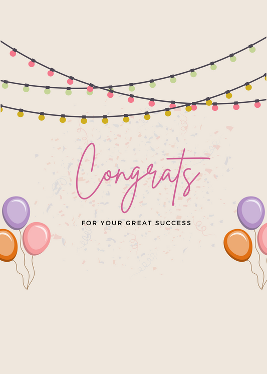 Congrats Balloons