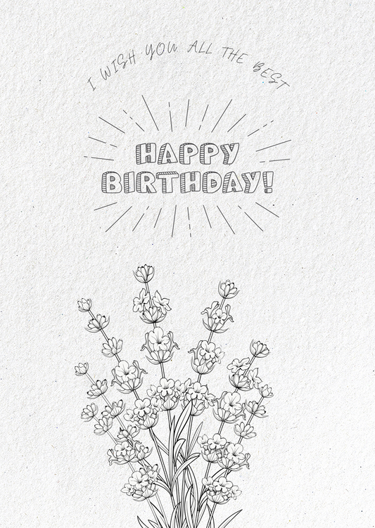 Minimalist Birthday