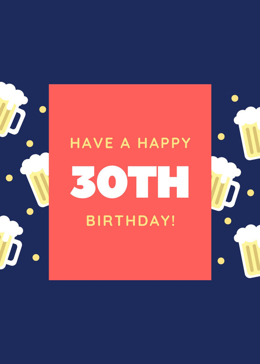 30th Birthday Beer