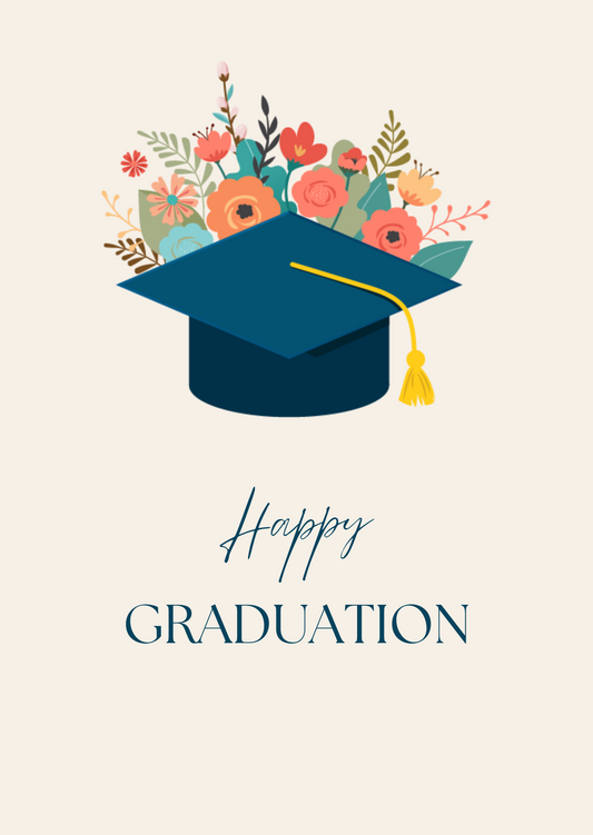 Colourful Floral Graduation