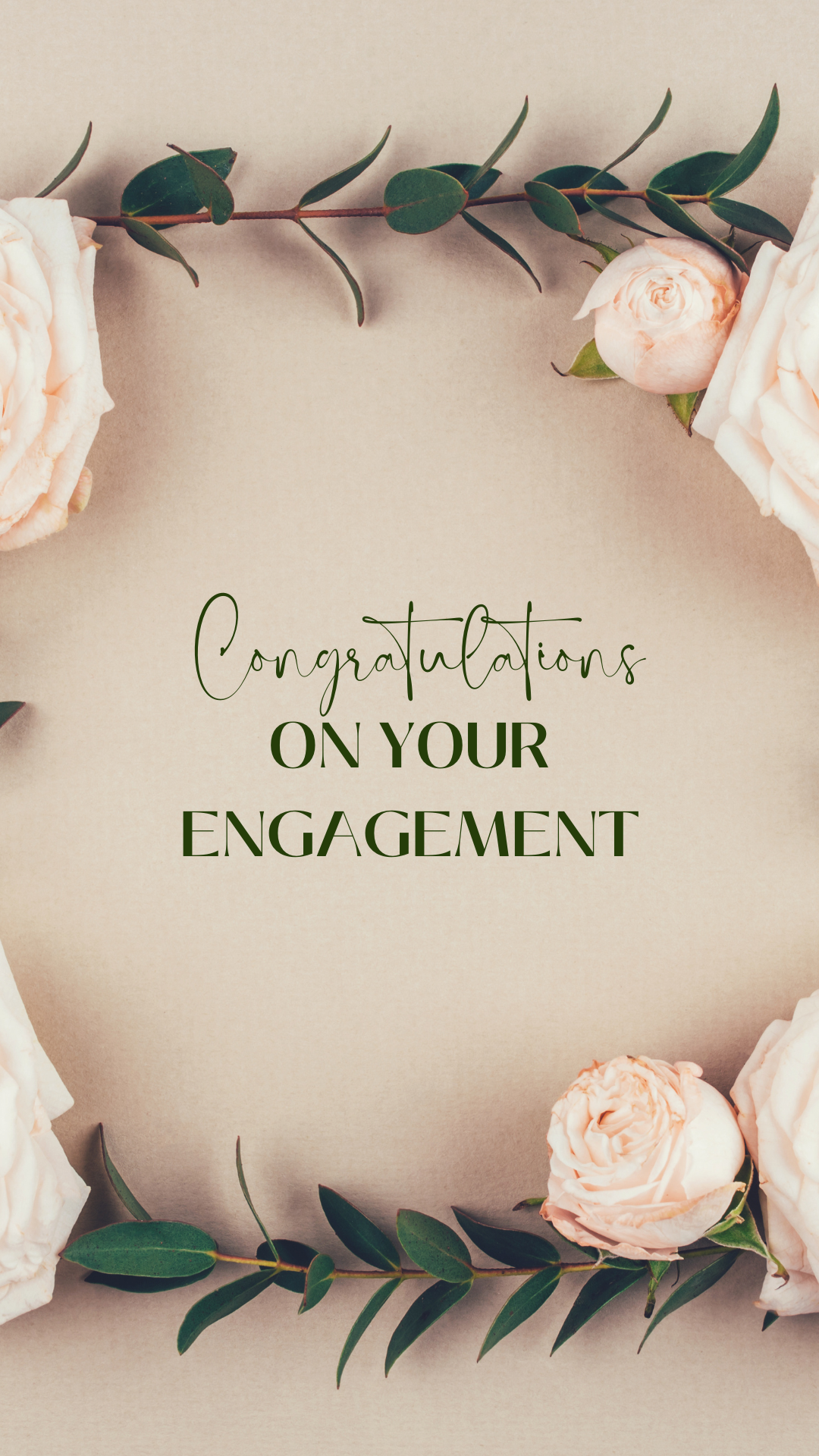 Pink Engagement Florals