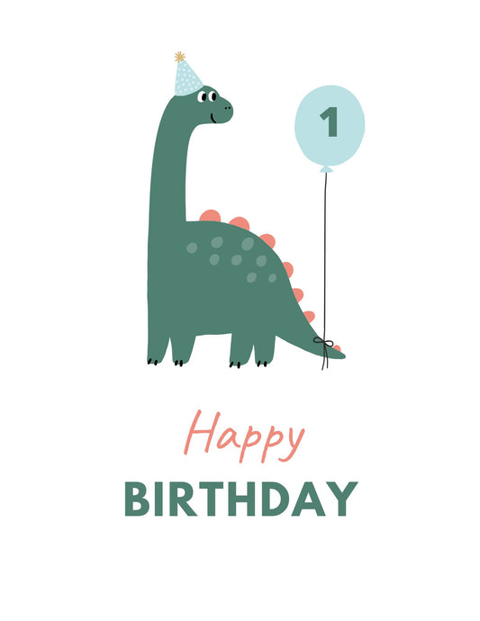 1st Birthday Dino