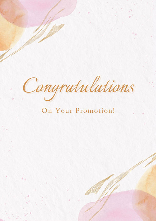 Congrats on your Promotion