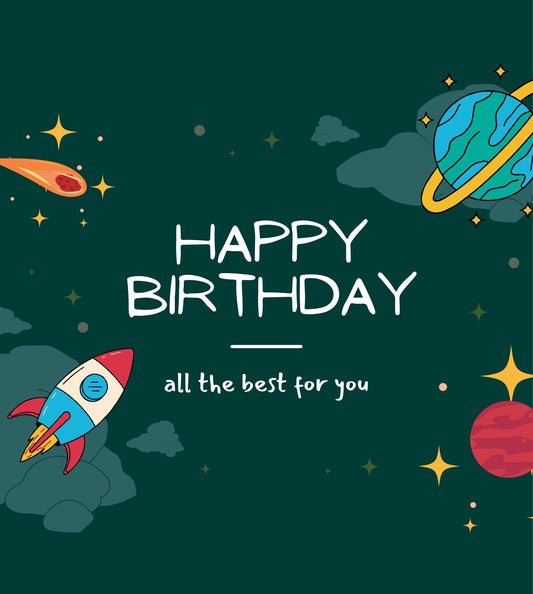 Birthday in Space