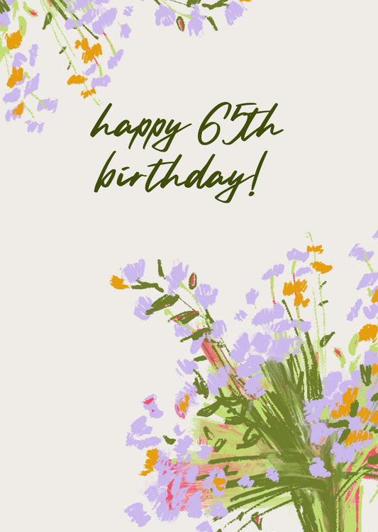 65th Birthday Lilacs