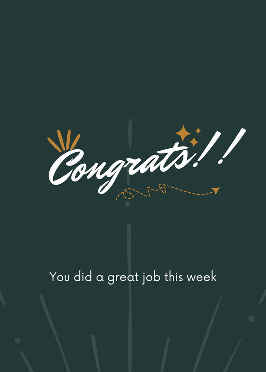 Great Job This Week!