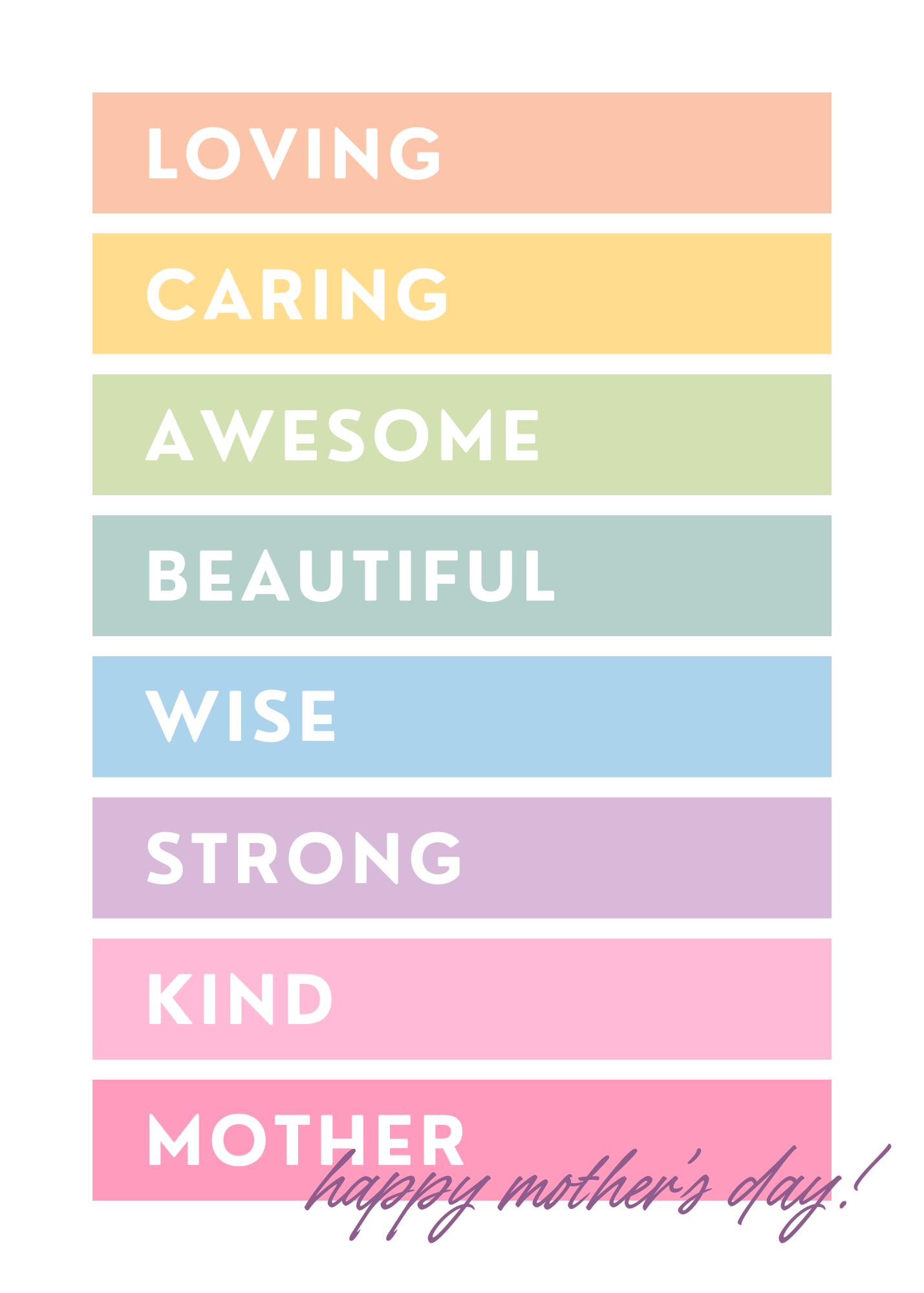 Pastel Mother's Day