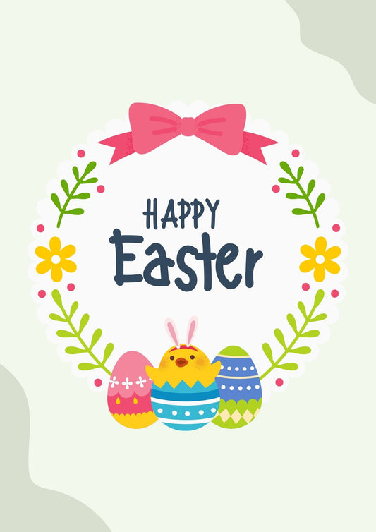 Green Easter Wreath