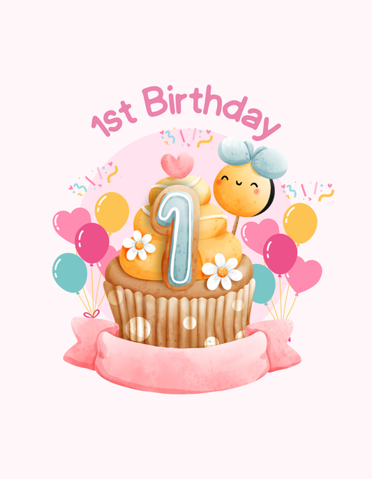 1st Birthday Baby Girl