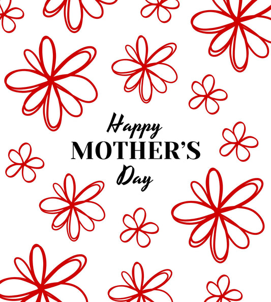 Red Floral Mom