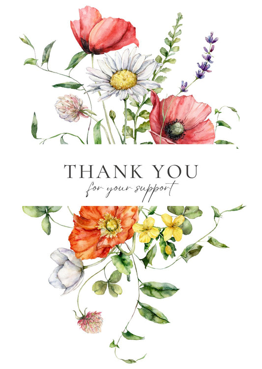 Thank You for Your Support