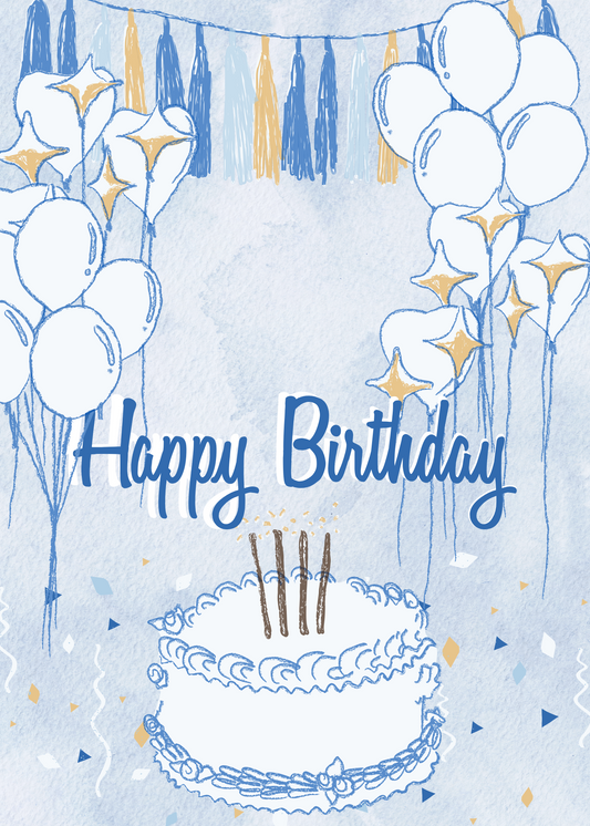 Blue Birthday Party